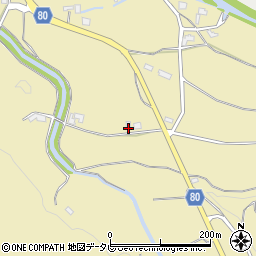 福岡県朝倉市日向石872周辺の地図