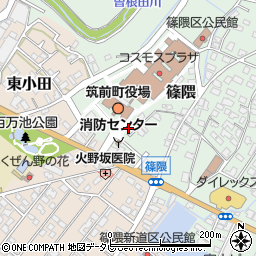 福岡県朝倉郡筑前町篠隈356周辺の地図