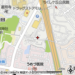 福岡県筑紫野市筑紫758-22周辺の地図