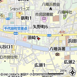 愛媛県八幡浜市須崎周辺の地図