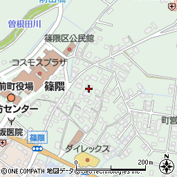 サニーハウス篠隈Ｂ周辺の地図