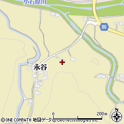 福岡県朝倉市日向石982周辺の地図