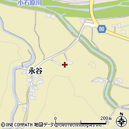 福岡県朝倉市日向石990周辺の地図