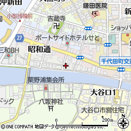愛媛県八幡浜市新川周辺の地図