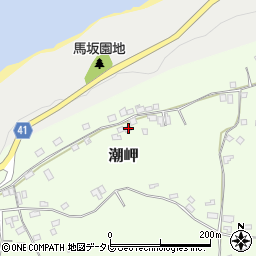 和歌山県東牟婁郡串本町潮岬257周辺の地図