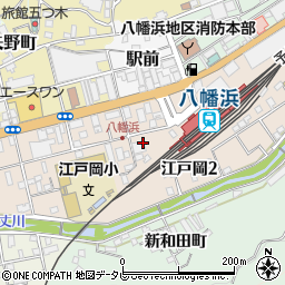 愛媛県八幡浜市江戸岡周辺の地図