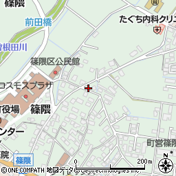 福岡県朝倉郡筑前町篠隈280周辺の地図