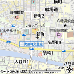 愛媛県八幡浜市旧役場通周辺の地図