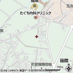 福岡県朝倉郡筑前町篠隈227周辺の地図
