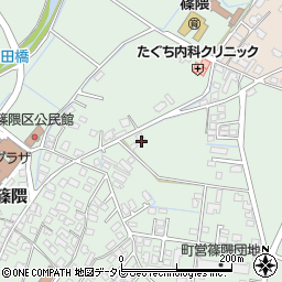 福岡県朝倉郡筑前町篠隈281周辺の地図
