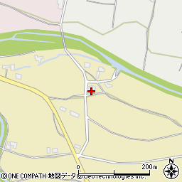 福岡県朝倉市日向石218周辺の地図