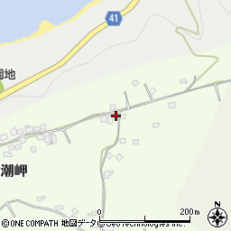 和歌山県東牟婁郡串本町潮岬179周辺の地図