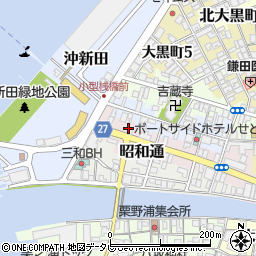 昭和通周辺の地図