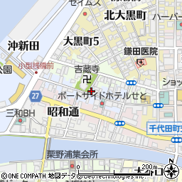 愛媛県八幡浜市旭町周辺の地図