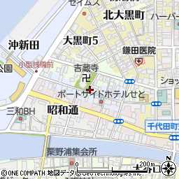 愛媛県八幡浜市旭町周辺の地図