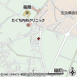 福岡県朝倉郡筑前町篠隈281-8周辺の地図