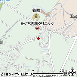 福岡県朝倉郡筑前町篠隈234周辺の地図