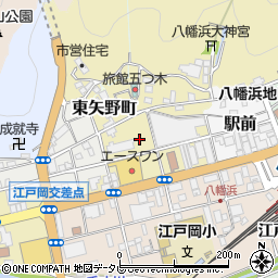 愛媛県八幡浜市東矢野町周辺の地図