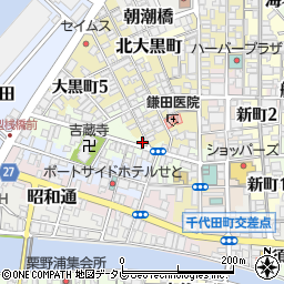 愛媛県八幡浜市天神通周辺の地図