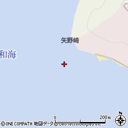 矢野崎周辺の地図