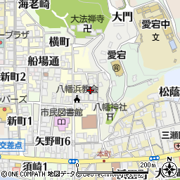 愛媛県八幡浜市片山町周辺の地図