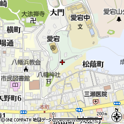 愛媛県八幡浜市愛宕435周辺の地図