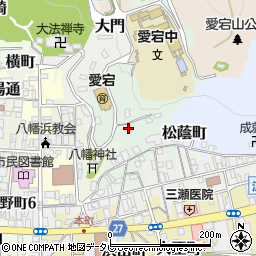 愛媛県八幡浜市愛宕437-1周辺の地図