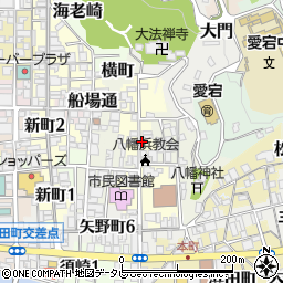 愛媛県八幡浜市本町周辺の地図