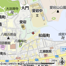 愛媛県八幡浜市愛宕438-7周辺の地図