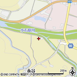 福岡県朝倉市日向石1781周辺の地図