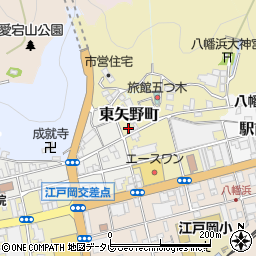 愛媛県八幡浜市東矢野町1072周辺の地図