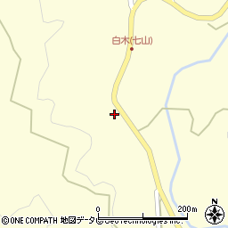 佐賀県唐津市七山白木2809周辺の地図