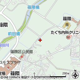 福岡県朝倉郡筑前町篠隈272周辺の地図