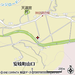 大分県国東市安岐町山口672周辺の地図