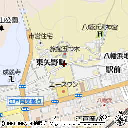 愛媛県八幡浜市東矢野町821周辺の地図