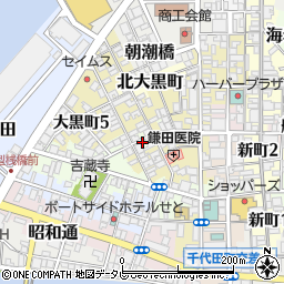 愛媛県八幡浜市南大黒町周辺の地図