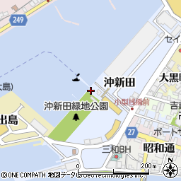 八幡浜港旅客船ターミナル（田中輸送）周辺の地図