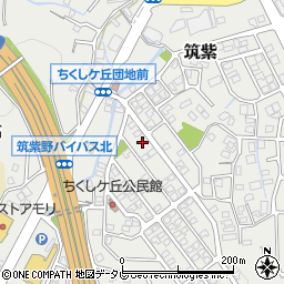福岡県筑紫野市筑紫667-68周辺の地図