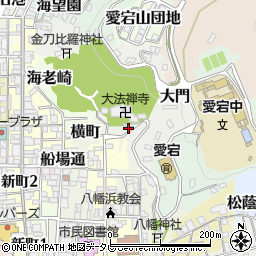 愛媛県八幡浜市大門133周辺の地図