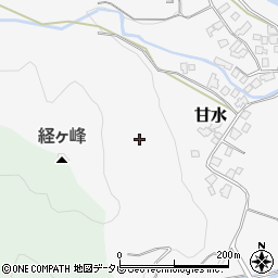 福岡県朝倉市甘水1135周辺の地図