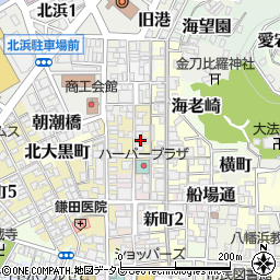 〒796-0075 愛媛県八幡浜市仲之町の地図