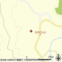 佐賀県唐津市七山白木2710周辺の地図