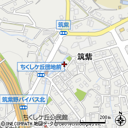 福岡県筑紫野市筑紫667-259周辺の地図