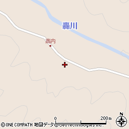 大分県中津市山国町槻木473周辺の地図