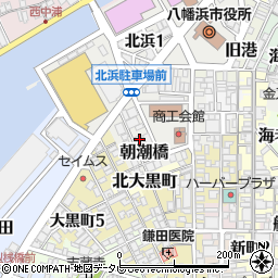 愛媛県八幡浜市朝潮橋周辺の地図