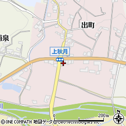 福岡県朝倉市出町1597-3周辺の地図