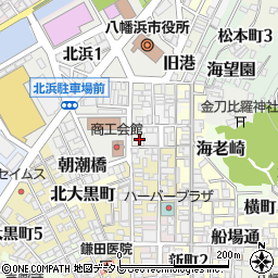 愛媛県八幡浜市新港戎町周辺の地図