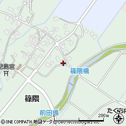 福岡県朝倉郡筑前町篠隈575周辺の地図