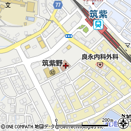 筑紫公園周辺の地図