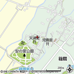 福岡県朝倉郡筑前町篠隈653周辺の地図